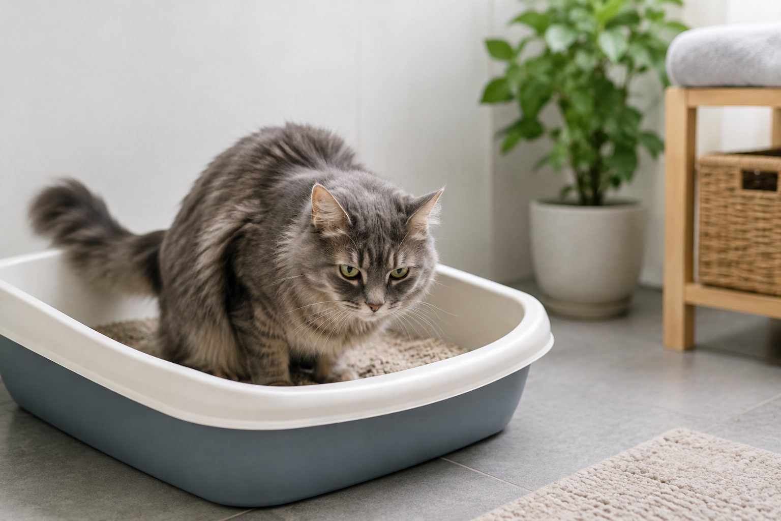Cistitis felina: síntomas, causas y primeros pasos