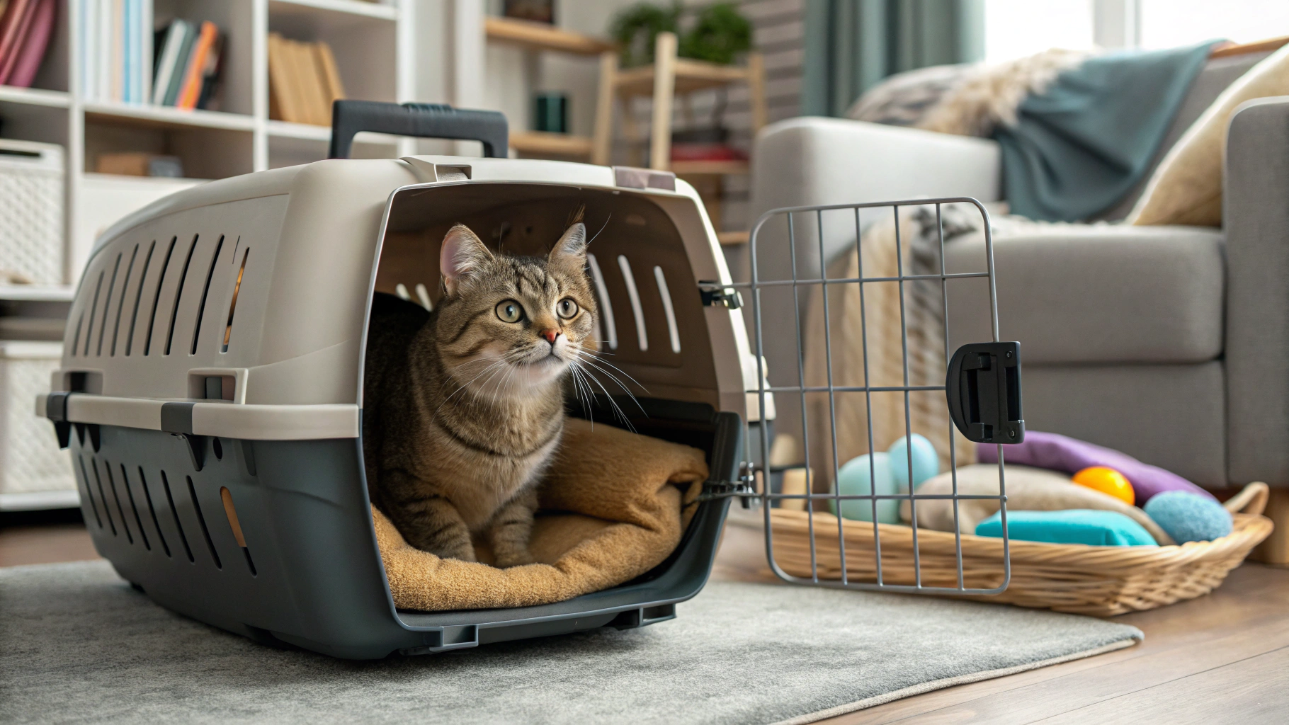 Mi gato se estresa en el transportín: técnicas y alternativas en casa