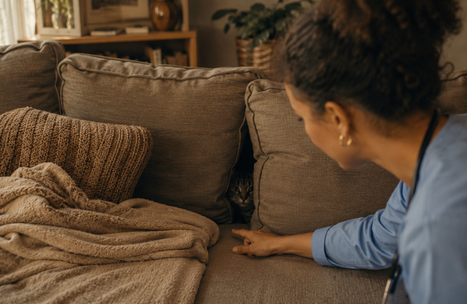 ¿Qué pasa si mi animal no se deja explorar en casa?